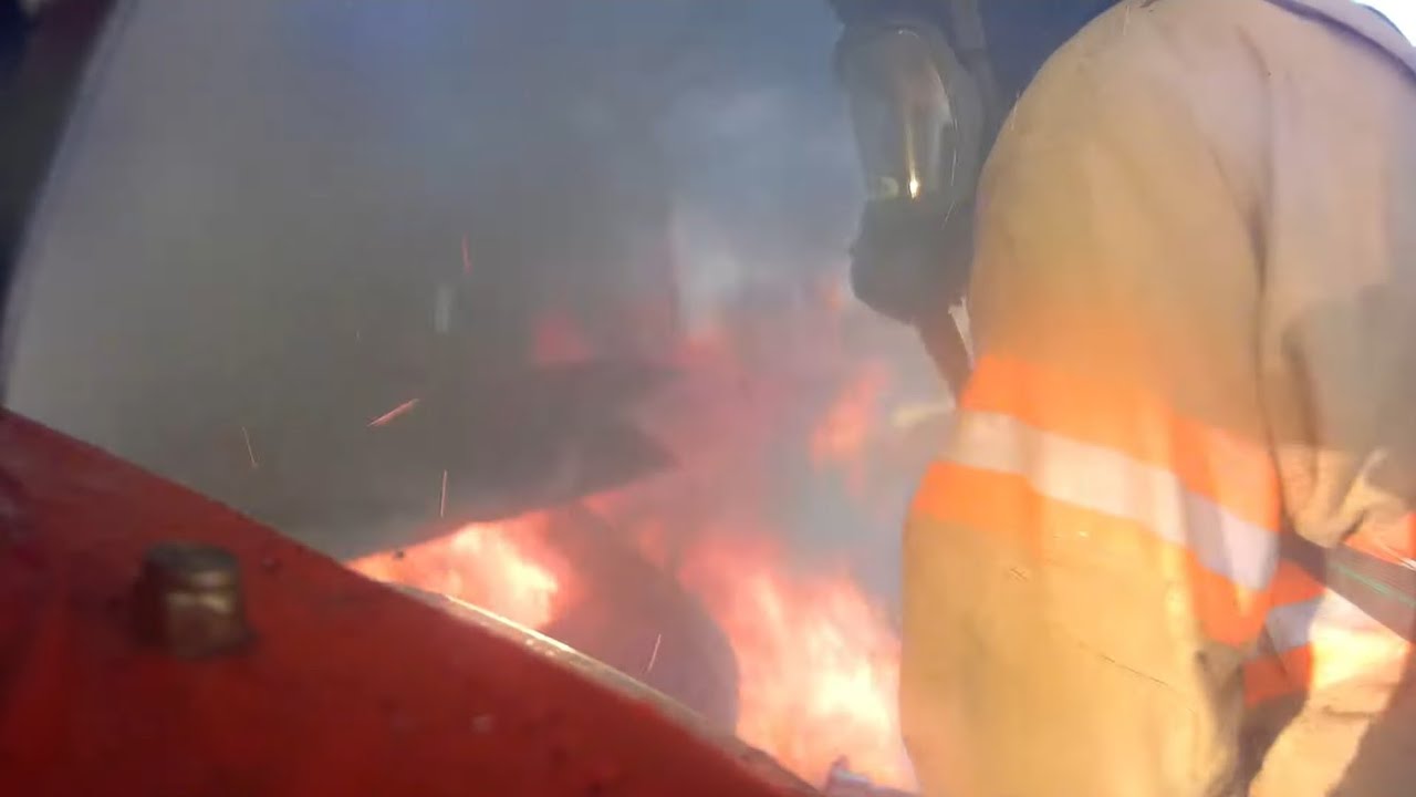 Engine 502 Working Vehicle Fire Assisting 54 *Ride Along/Helmet Cam*