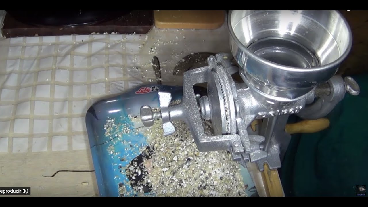 UNBOXING MOLINO DE GRANO CURADO Y USO, PARA PINOLE.