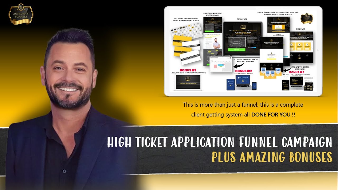 Done For You High Ticket Application Funnel Presentation