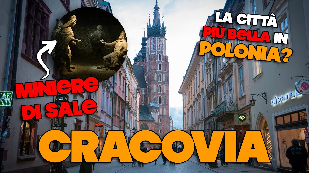 La città PIÙ BELLA della POLONIA! Viaggio a CRACOVIA 🇵🇱