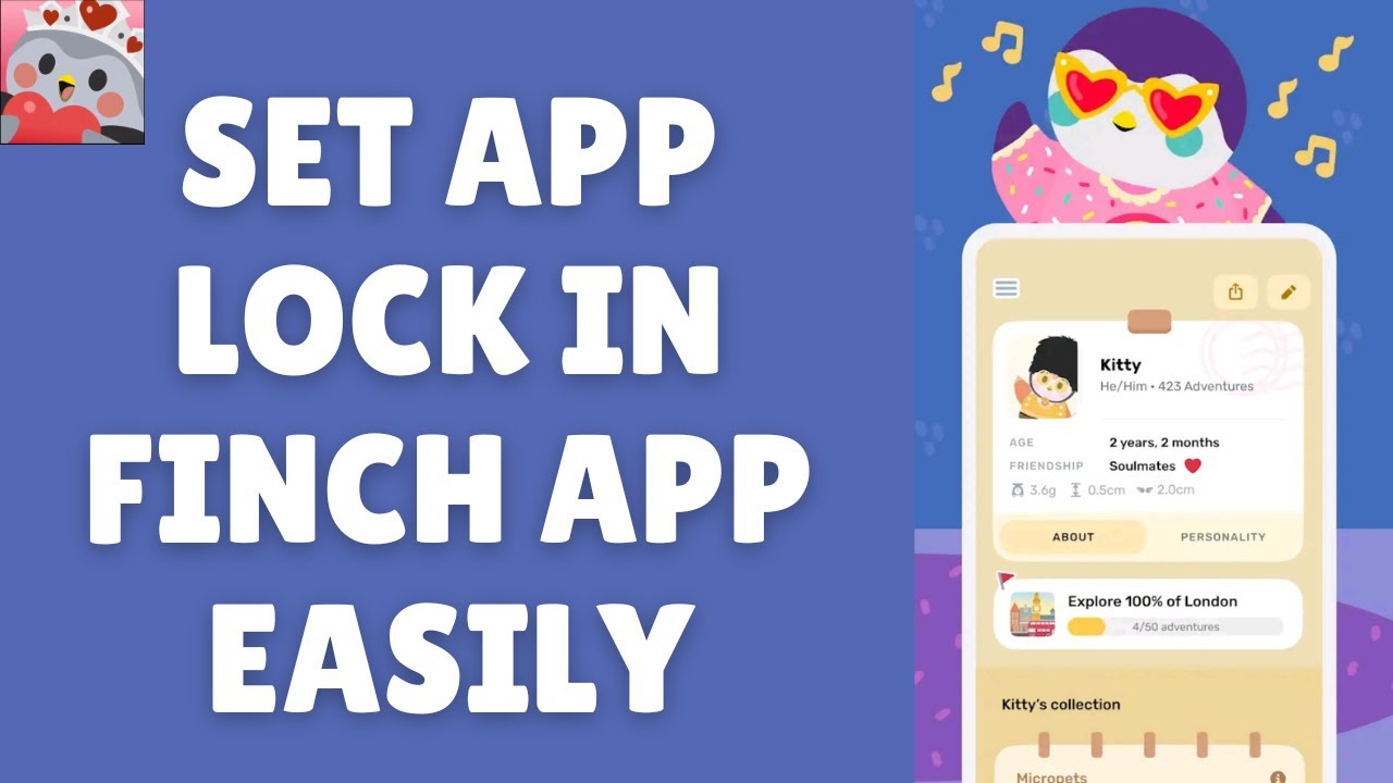 Как установить блокировку приложения в Finch App 2026?
