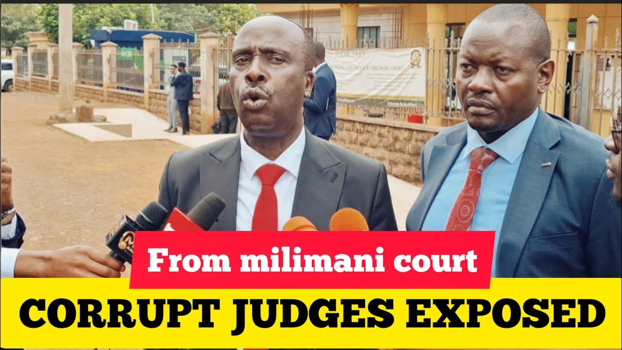 DANSON OMARI EXPOSING HOW JUDGES ARE PLAYING GAMES ON GACHAGUA