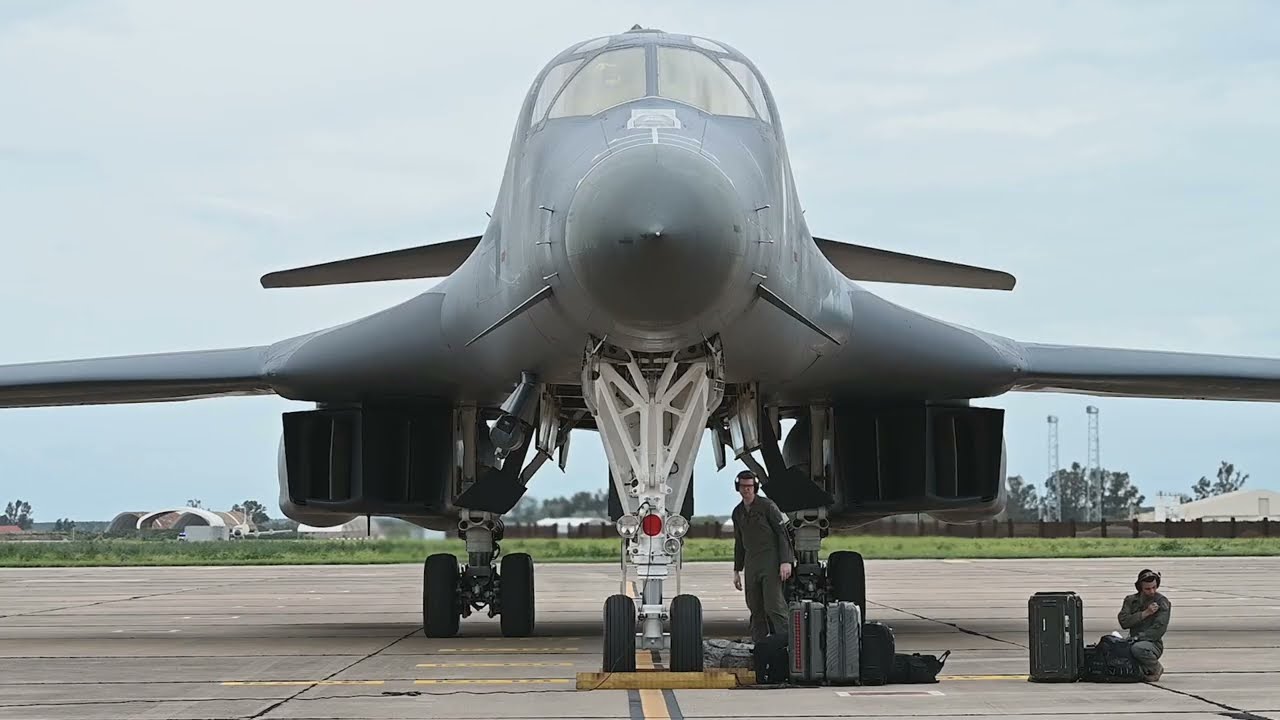 U.S. Air Force deploys B-1B Lancer Bombers to Morón Air Base, Spain