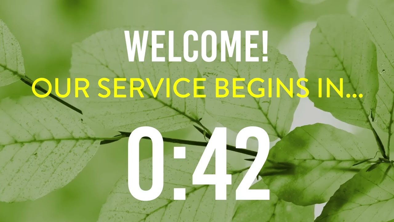 1 minute church countdown video