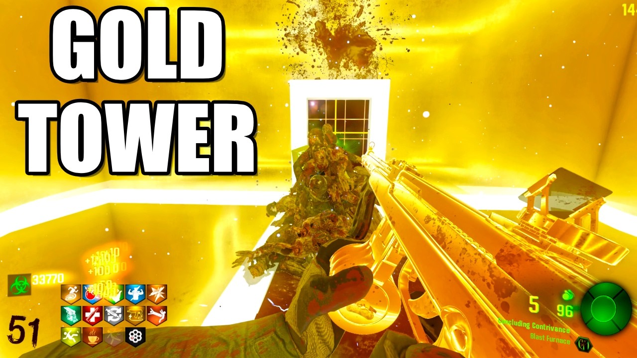 Can I BEAT Gold Tower Zombies on SOLO? (Black Ops 3)
