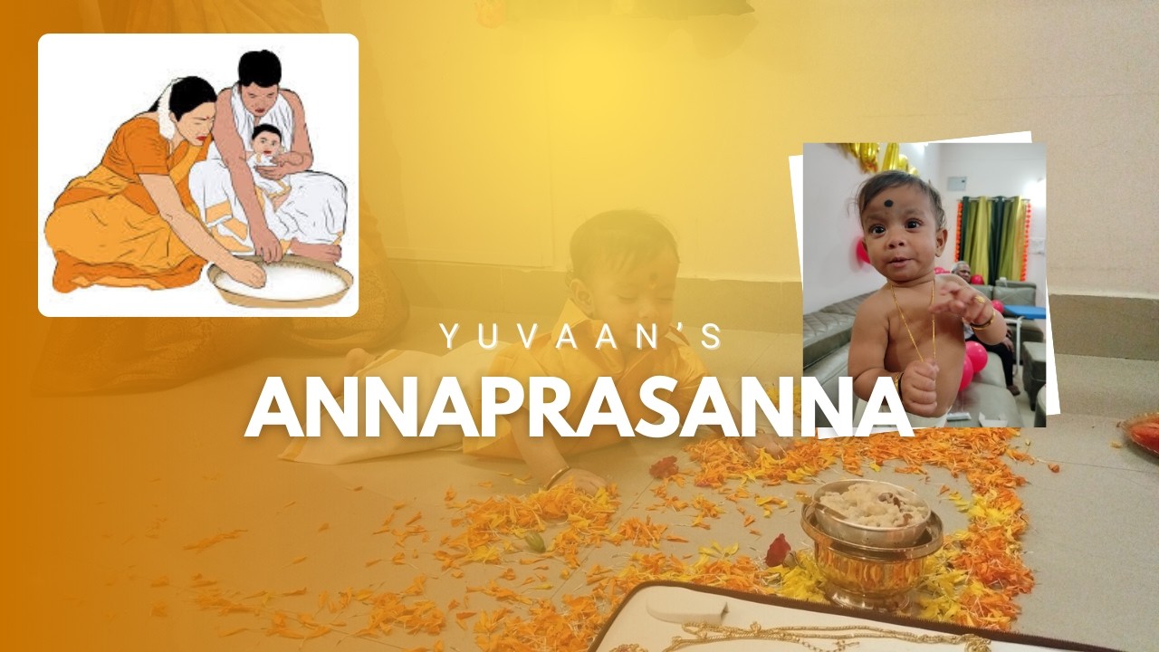Yuvaan’s Annaprasanna Ceremony 🥣 | Baby’s First Solid Food Ritual | Family Celebration Vlog 🥰
