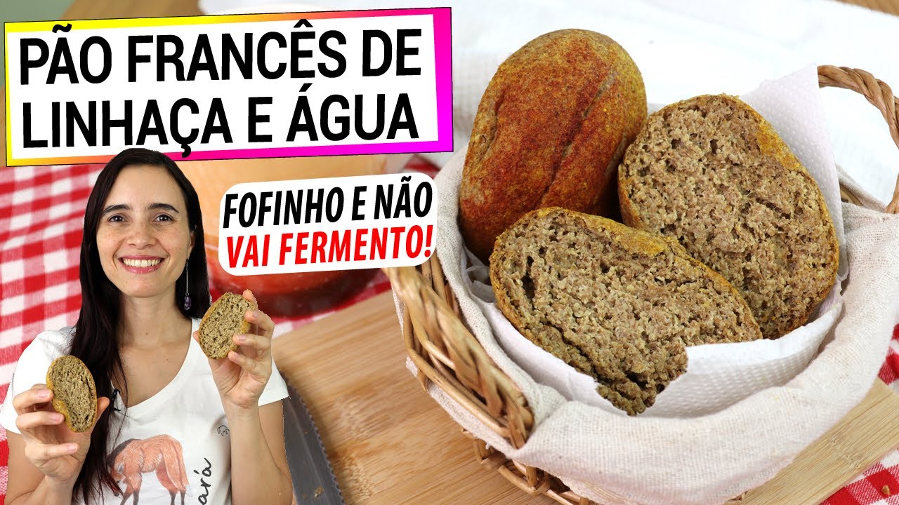 MISTURE A LINHAÇA E A ÁGUA ASSIM E NÃO COMPRE MAIS PÃO! É FOFINHO, SAUDÁVEL E FÁCIL PARA O LANCHE!