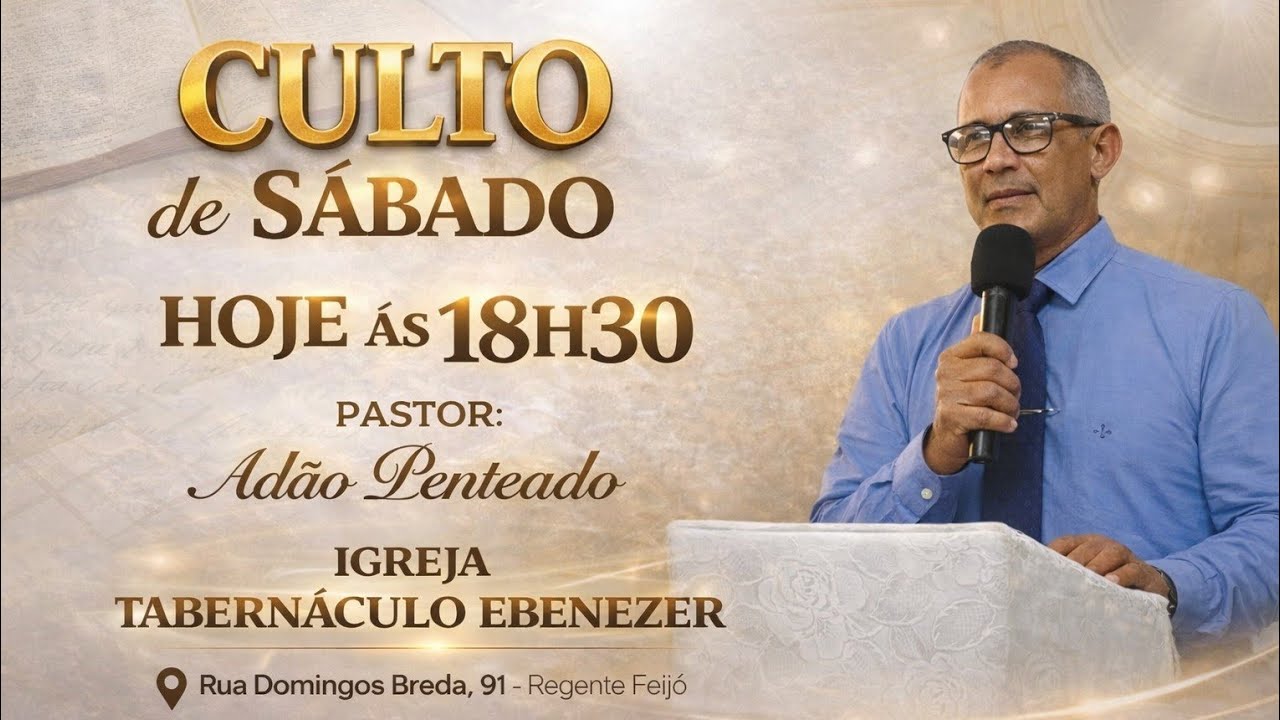 Tabernáculo Ebenézer - Pedras Vivas está ao vivo!