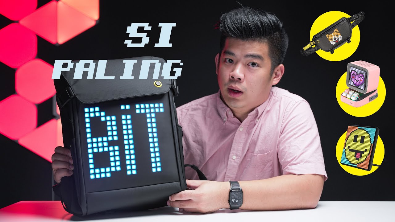 TAS PALING CRAZY 🤪 | Divoom Pixoo Unboxing (Slingbag, Backpack, Ditoo)