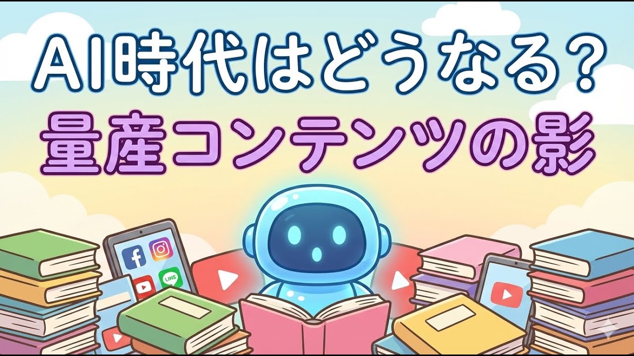 AI技術の急激な進化と量産コンテンツの影