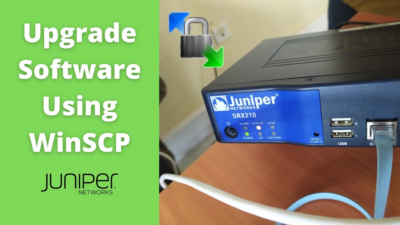 Как легко обновить программное обеспечение на Juniper SRX с помощью WinSCP