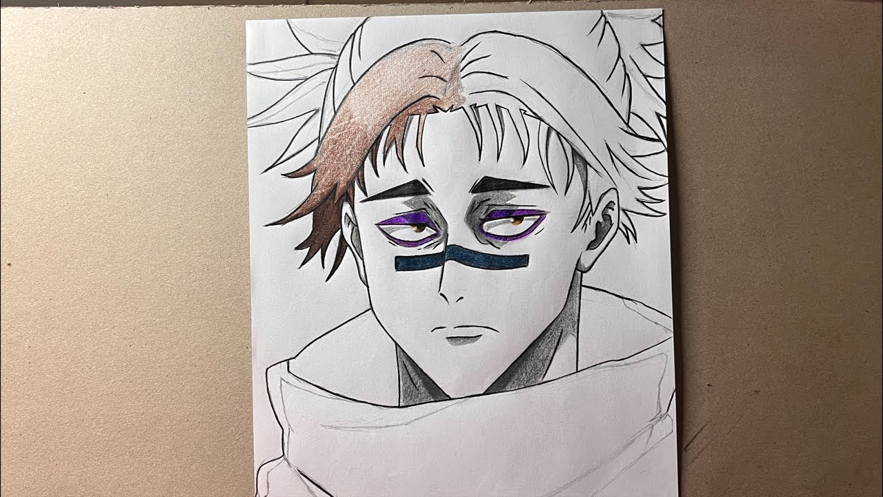 How to Draw Choso | Jujutsu Kaisen Anime Drawing Tutorial (Step by Step) Part 2