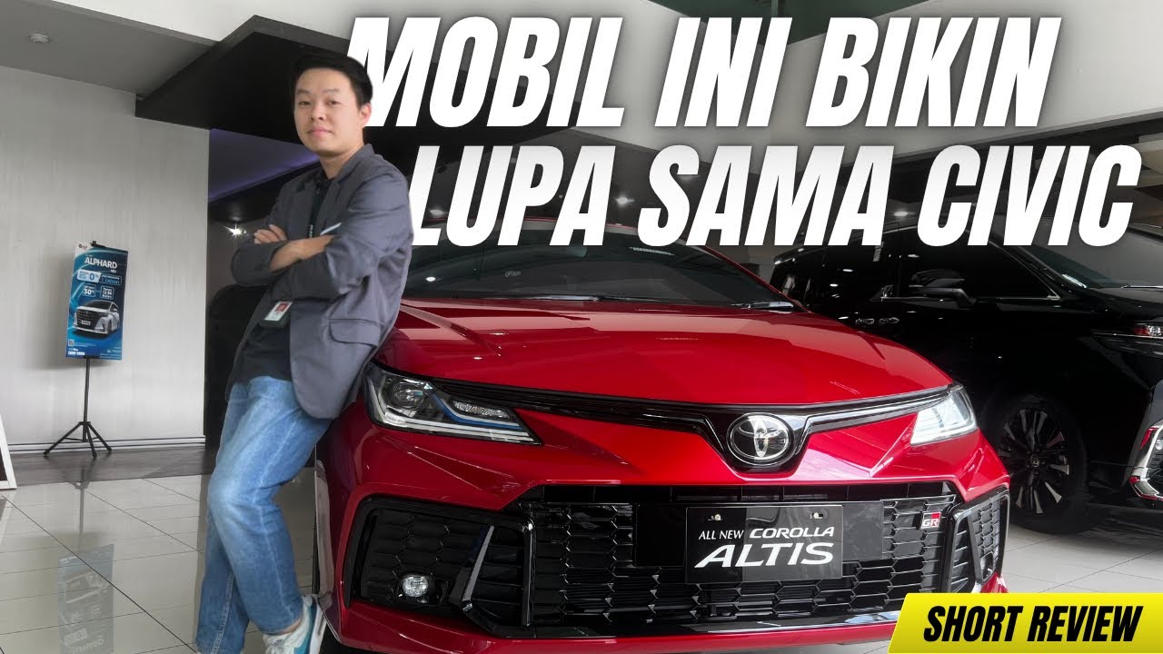 MOBIL INI BIKIN LUPA SAMA CIVIC | SHORT REVIEW COROLLA ALTIS HYBRID GR SPORT (RED) 2025