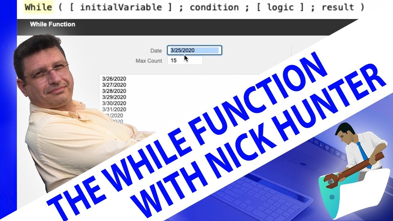 Функция While в FileMaker