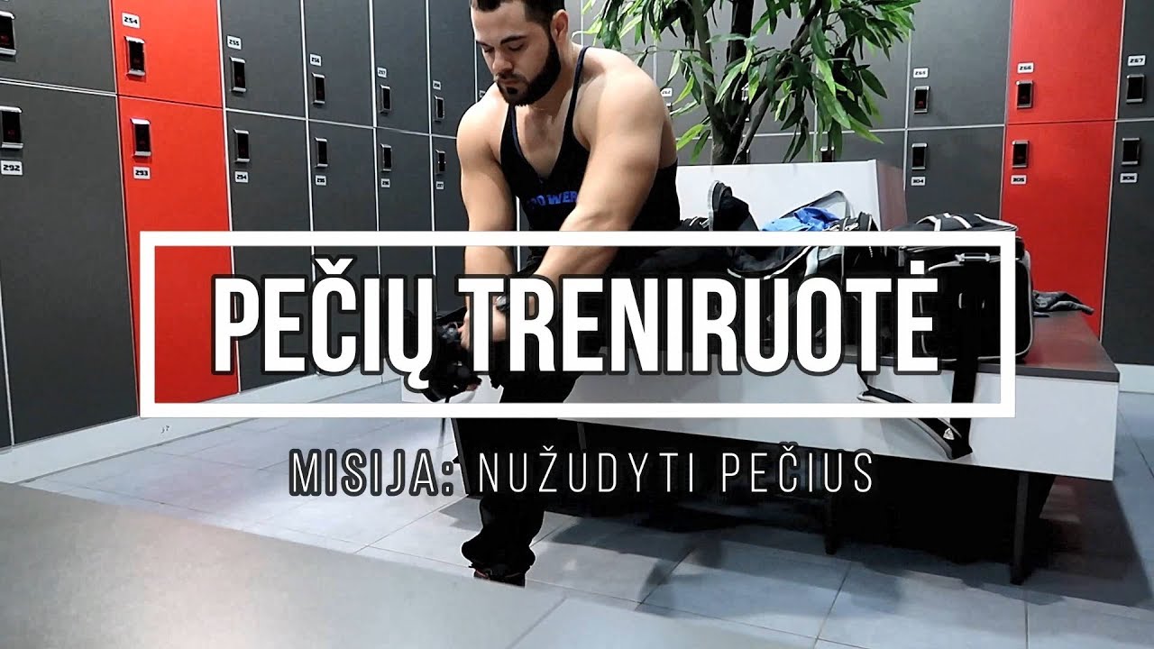 Pečių auginimo treniruotė | Priekinė šoninė ir galinė deltos