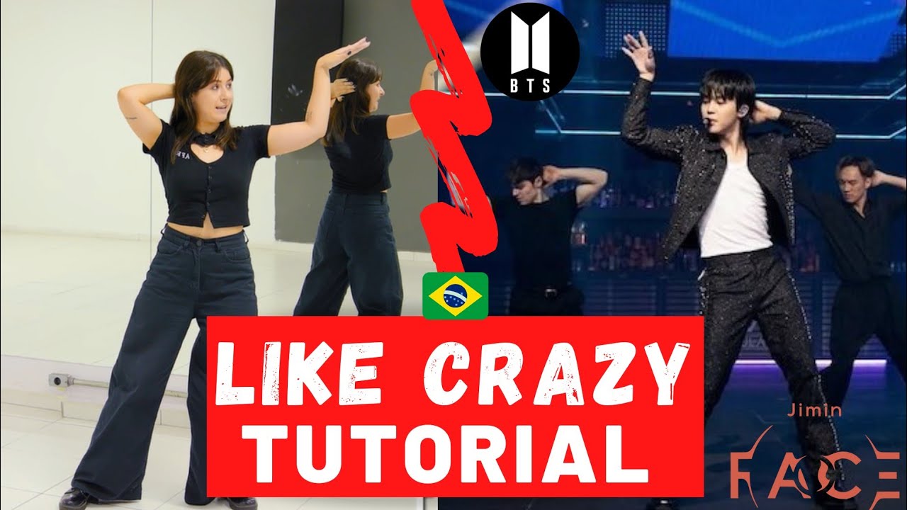 [Tutorial] Jimin (지민) BTS - 'Like Crazy' Dance Tutorial (passo a passo + mirrored)  | Mila 🇧🇷