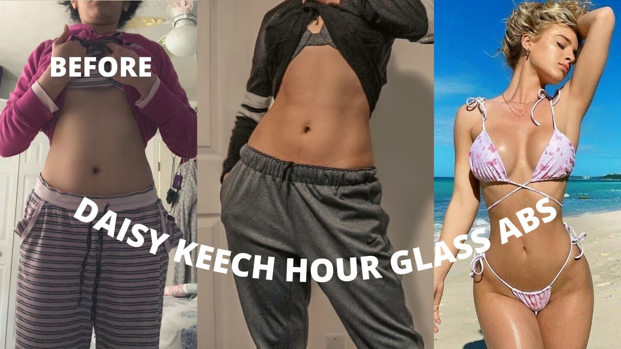 I did Daisy Keech Ab Workout for a Week // before and after // abs in 1 week? SHOCKING RESULTS