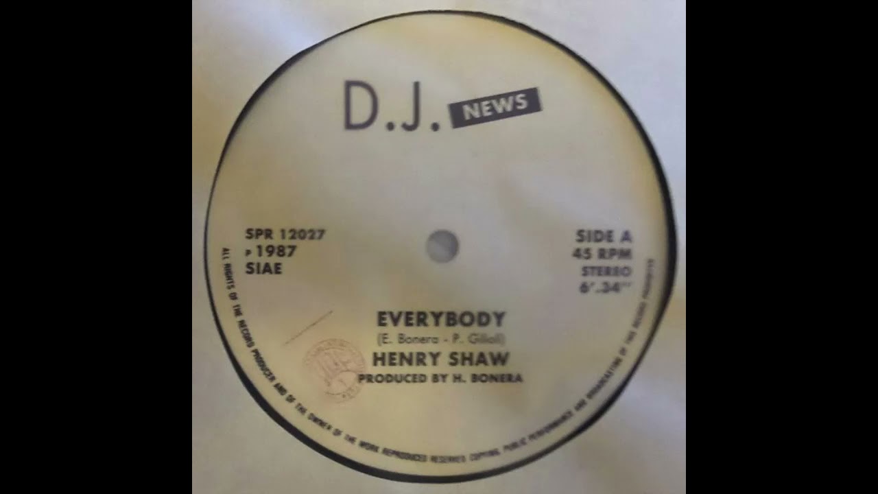Henry Shaw  &ndash; Everybody 12