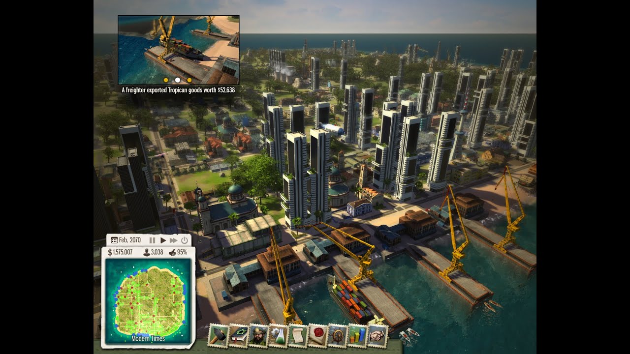 Tropico 5 Espionage - My big city (1.500.000$)