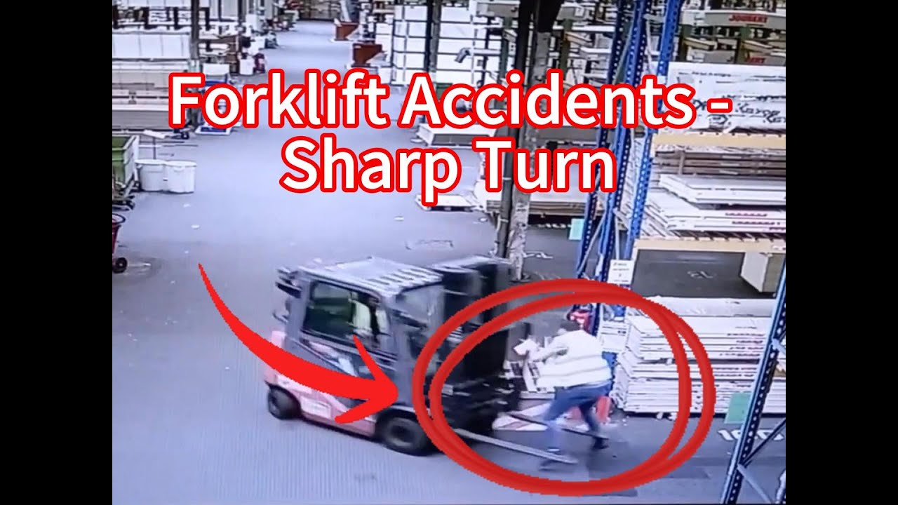 TOP 5 Forklift Accidents Caused by Sharp Trun | Forklift Fails | Forklift Training