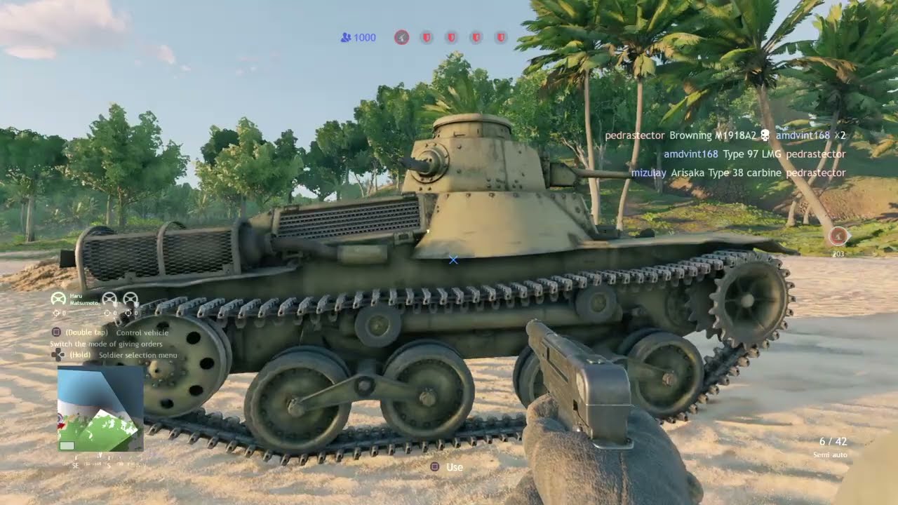 Enlisted: Tenaru river invasion Ha-Go gameplay (Battle of Pacific 1942)