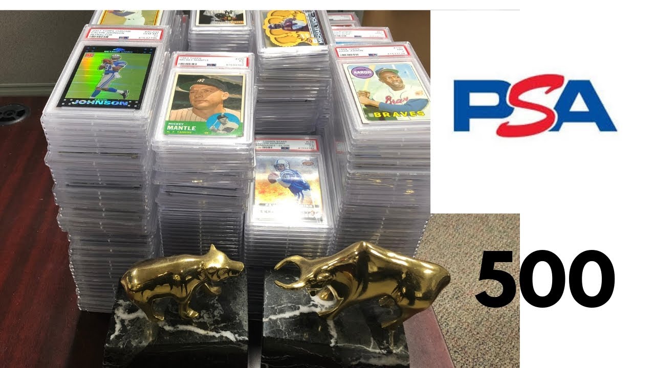 PSA 500 Card Bulk Order Arrives Back from California
