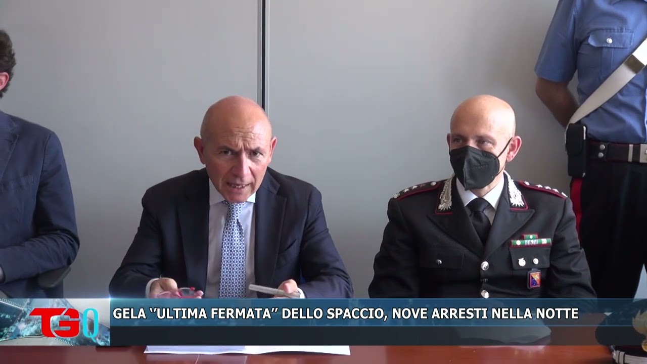 GELA ‘’ULTIMA FERMATA’’ DELLO SPACCIO, NOVE ARRESTI NELLA NOTTE