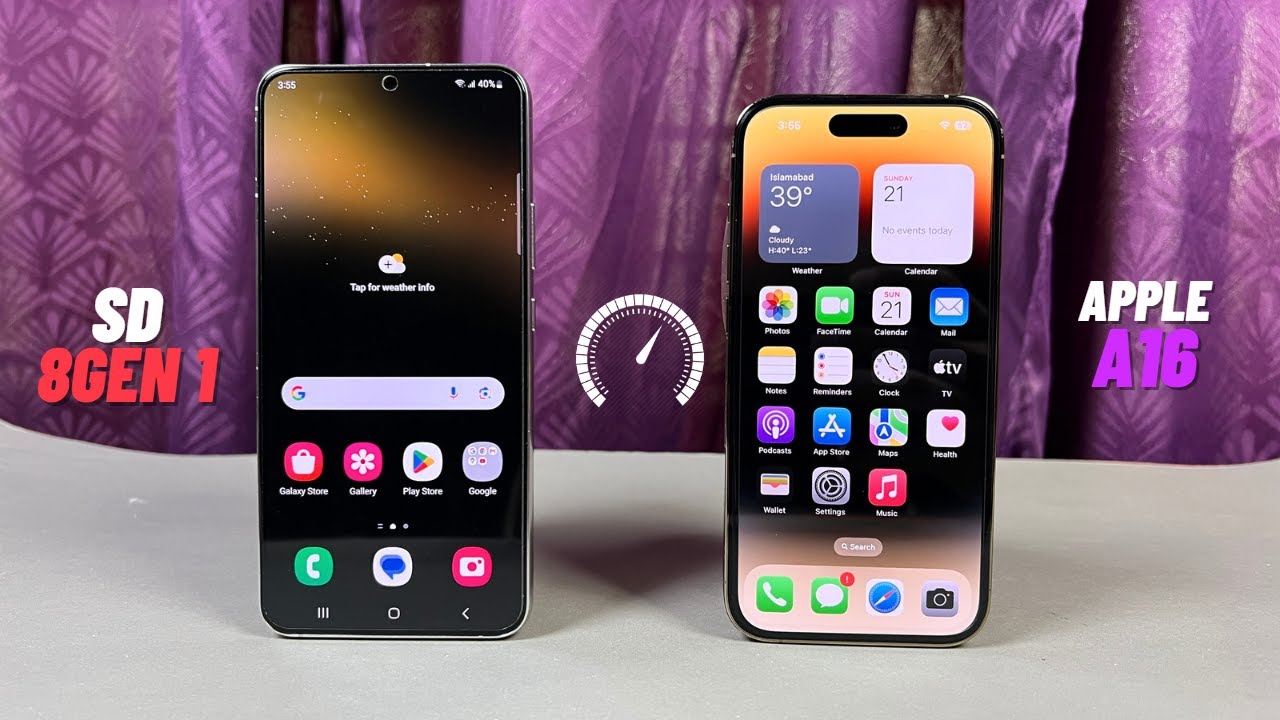 Samsung Galaxy S22 Plus vs iPhone 14 Pro - Speed Test & Comparison!