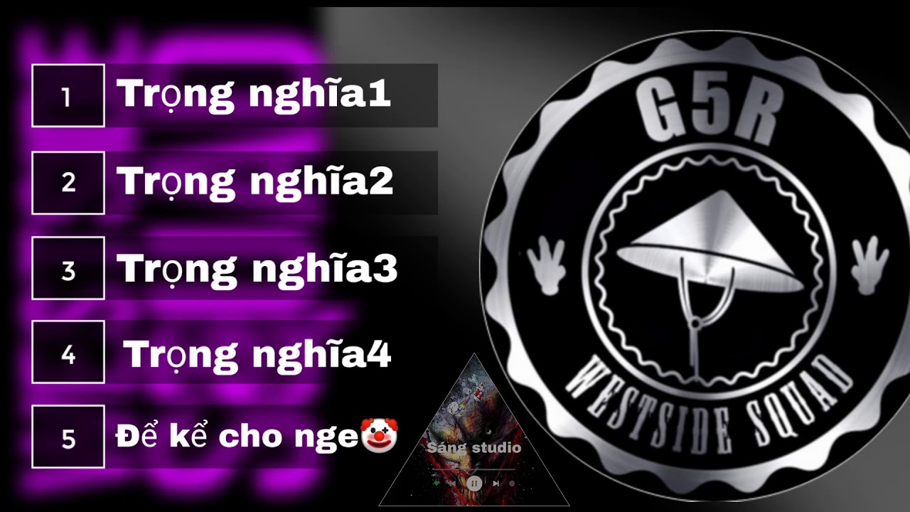 Tổng hợp Trọng Nghĩa G5R mới nhất