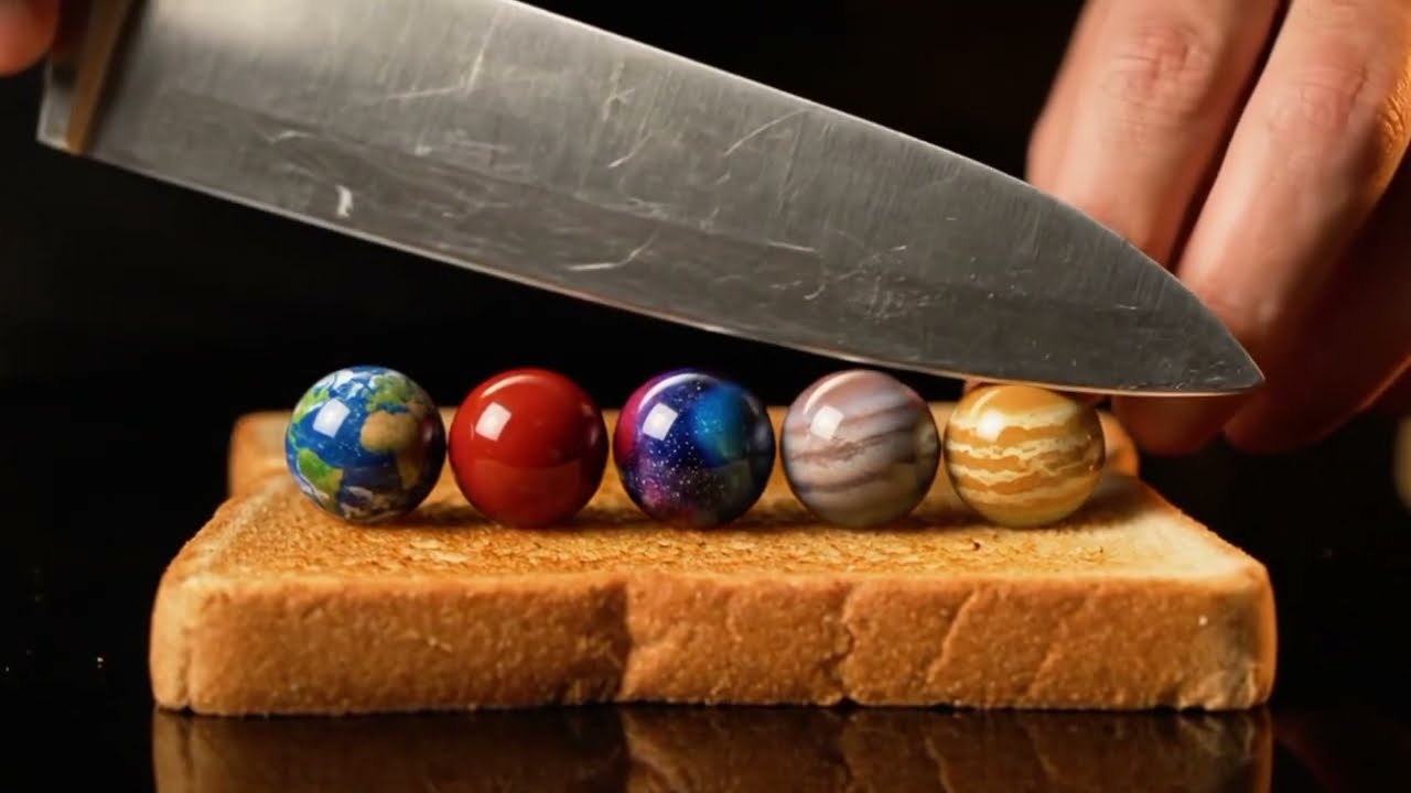 Cutting Planets ASMR 🌍🪐🔥 | Satisfying Sounds & Visuals |Satisfying Planet Lava Cuts  | Space ASMR