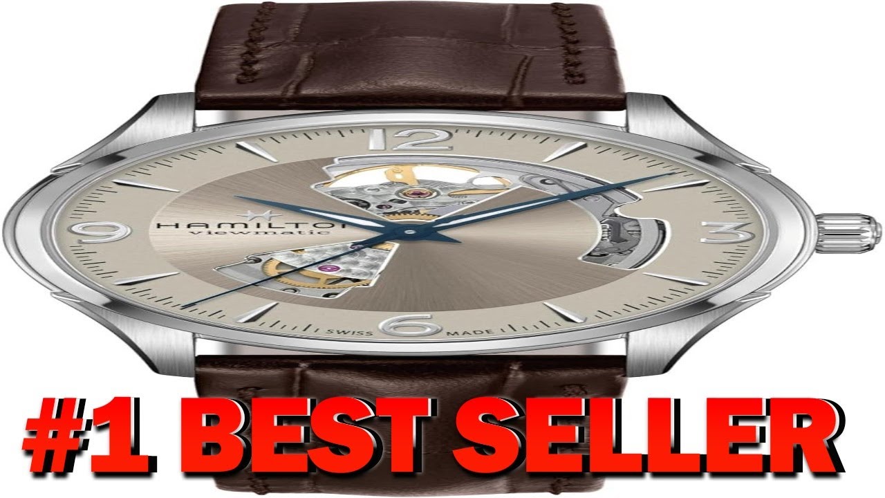 Hamilton Jazzmaster Open Heart Automatic Men's Watch 42mm Stainless Steel Case Swiss - B07K2WCWT6
