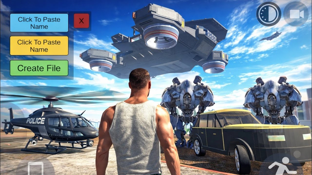new heicarrier and robot ai cheat code | ibd3d gameplay #02 