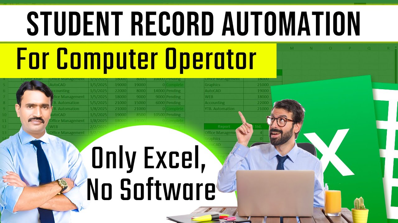 Student Record Sheet in Excel | School, College & Academy Data Maintain Ka Asaan Tarika!|