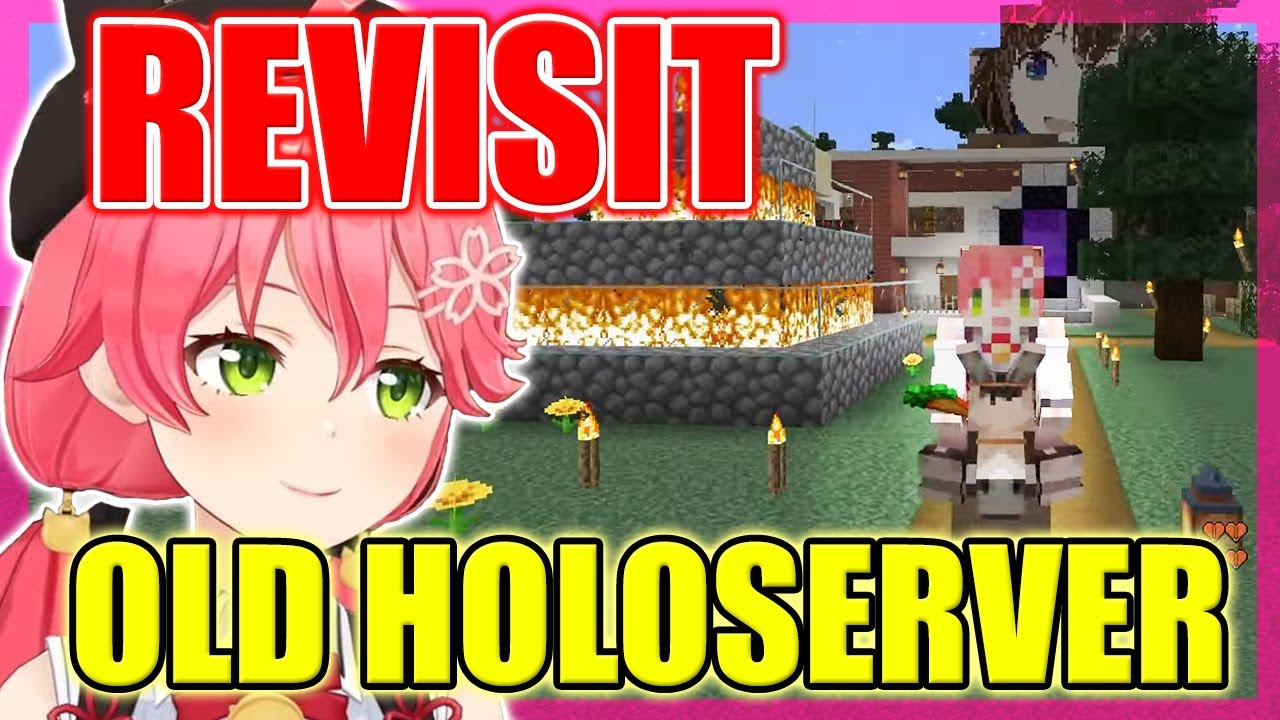 【ENG Sub】Miko enters the EX-HOLOSERVER - Nostalgic adventure in Minecraft 【Hololive】