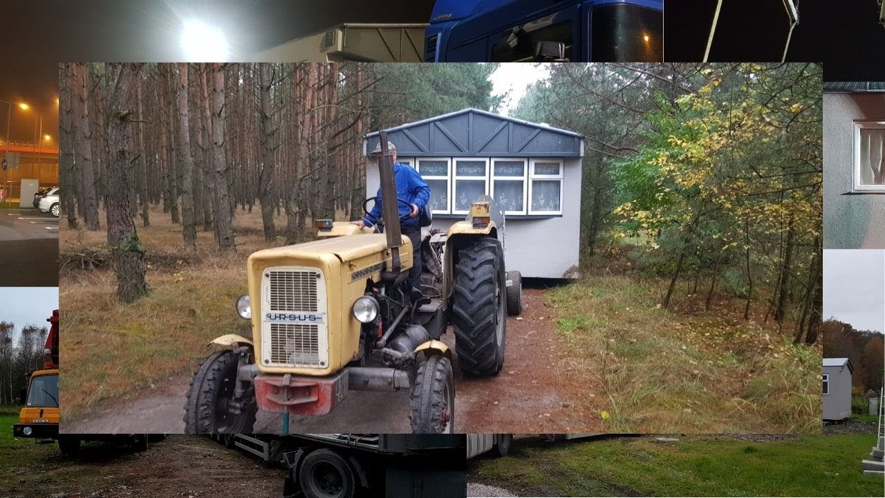 Domek #2 Karawaning🤔? Traktor🚜? Przyczepa😜? Załadunek transport domku