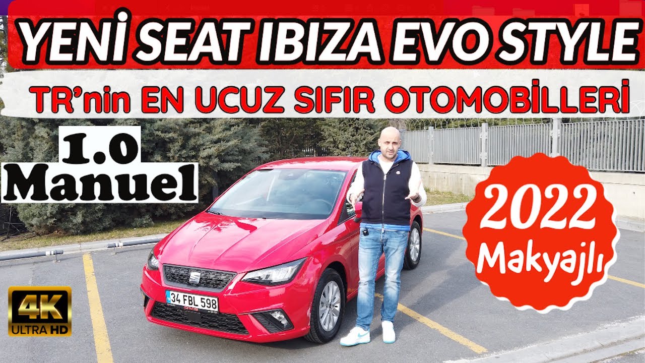 YENİ IBIZA I TR'nin EN UCUZ OTOMOBİLİ I 1.0 EVO STYLE  MANUEL