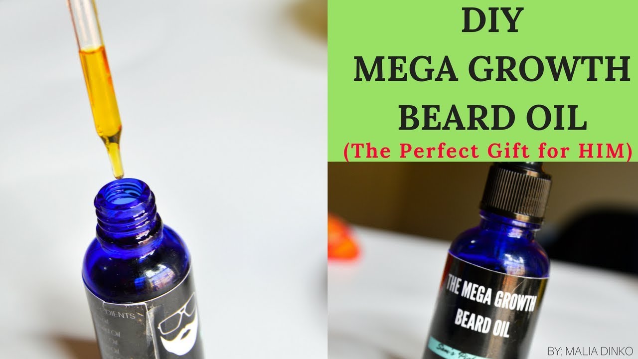 DIY BEARD OIL For COARSE and CURLY HAIR || AFRO
