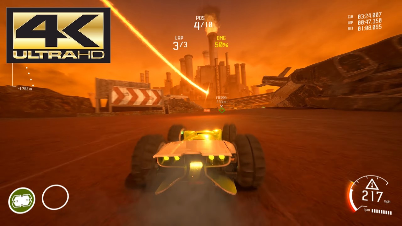 GRIP: Combat Racing PC PvE 4k Gameplay