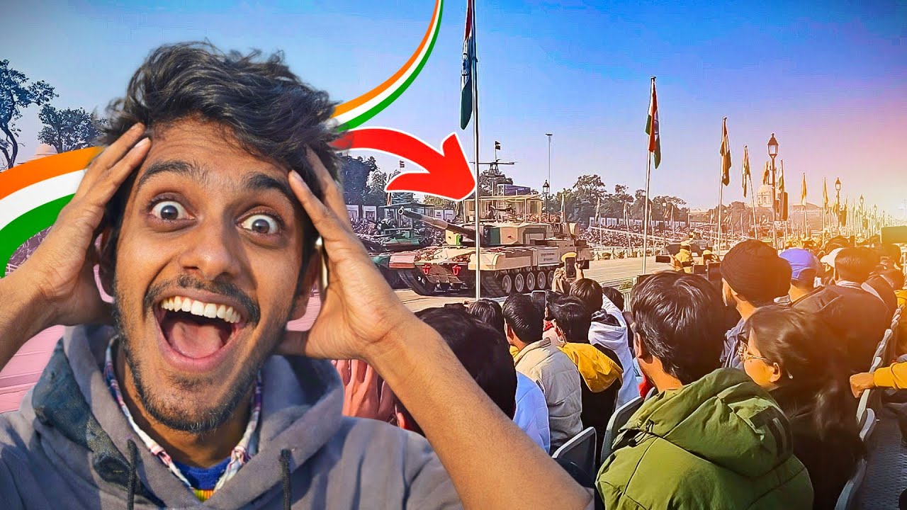 First Time at Republic Day Parade 2026 🇮🇳🔥 | Exploring Delhi - 01