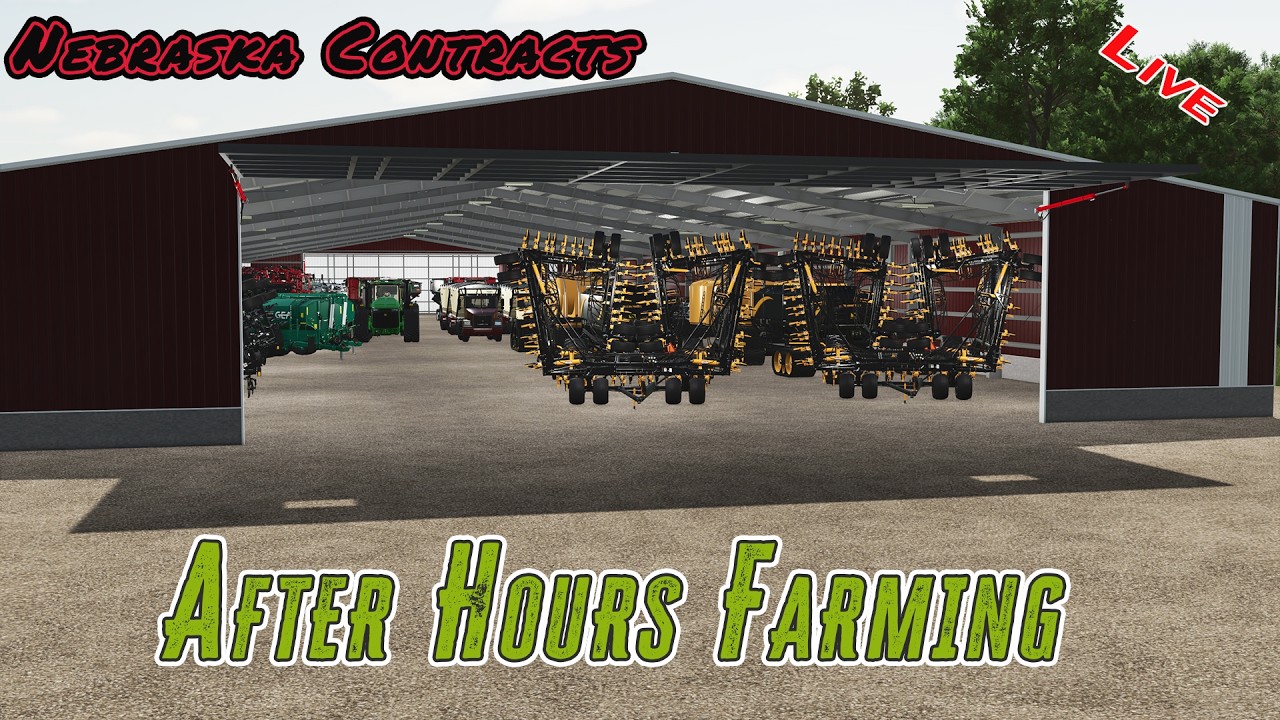 LIVE: Taking On Nebraska Farm Contracts! 💰🚜 | FS25 Realistic Farming