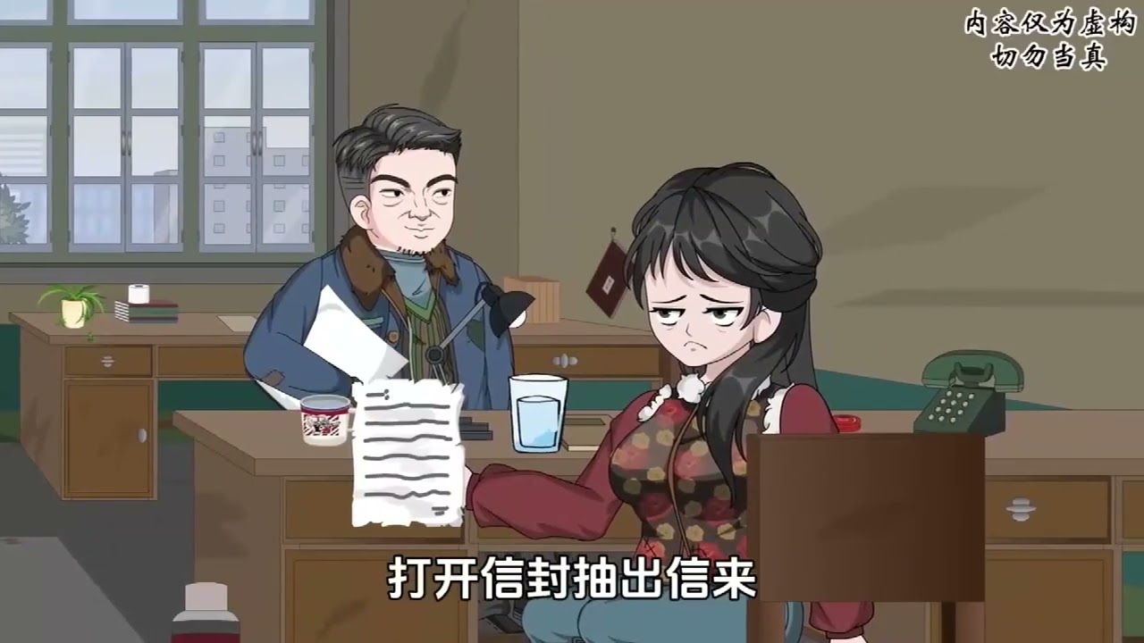 完结《表妹换婚我重生》女孩给未婚夫寄了自己的照片，不料未婚夫的回信却被亲叔叔截获，还安排了他的女儿连夜赶火车去见男方，从此小叔一家飞黄腾达。#村花漫画酱