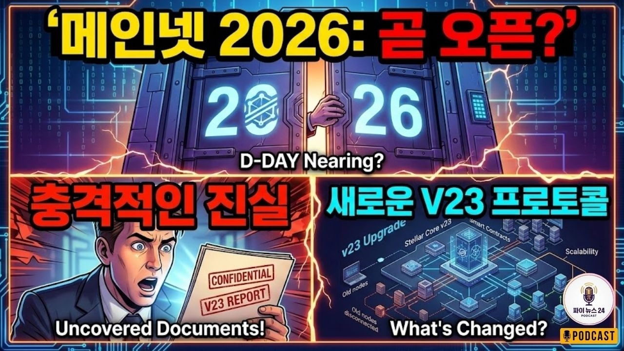 [팟캐스트] 파이 네트워크 오픈 메인넷 임박? 프로토콜 V23, AI KYC 및 대형 거래소 상장 루머 해독! |심층 분석