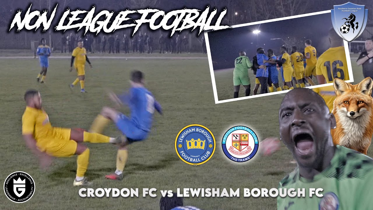 BIG G - ‘FOX RUNS ON THE PITCH’ NON LEAGUE FOOTBALL EP 48: Croydon FC vs Lewisham Borough  Fc