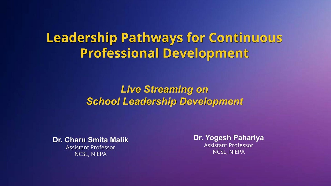 Leadership Pathways for Continuous Professional Development