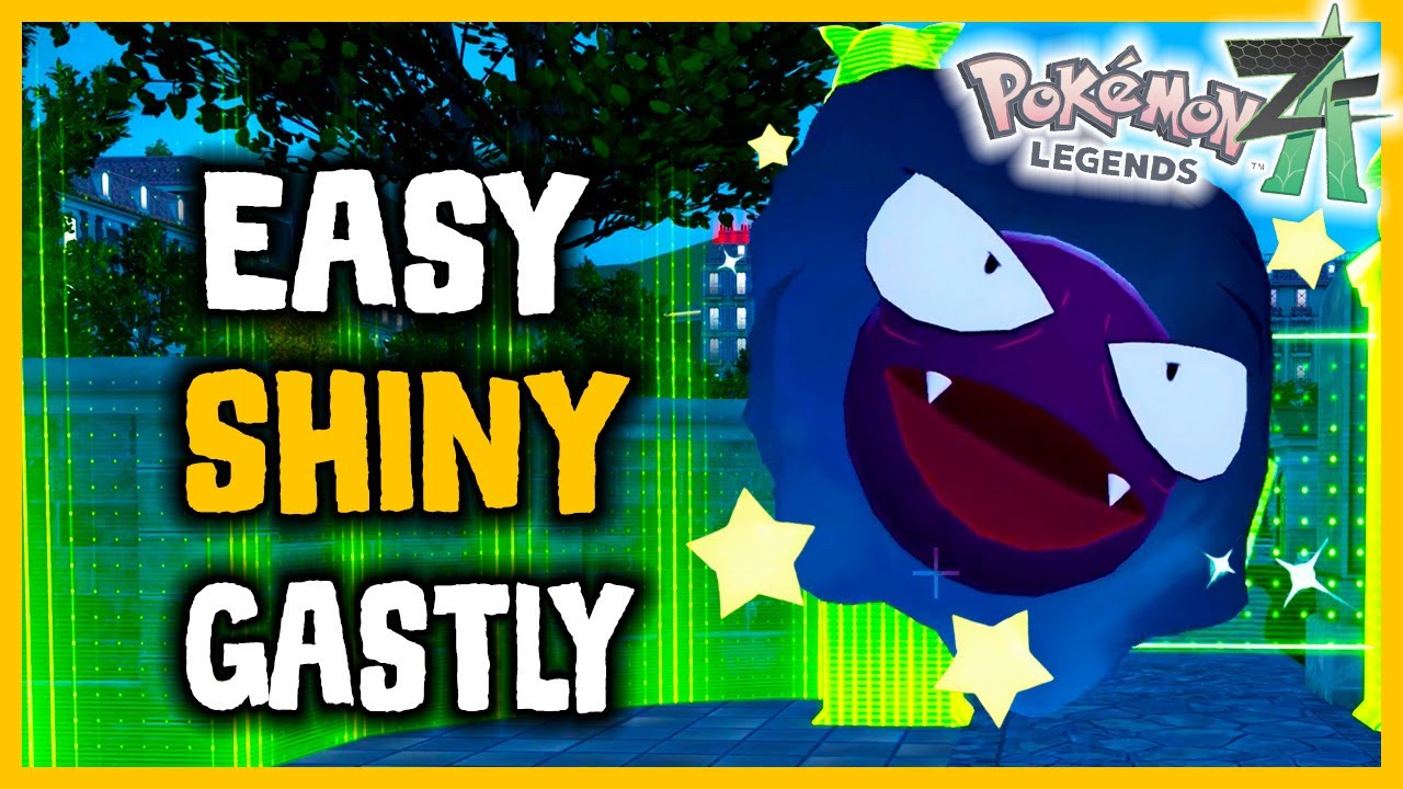 How To Get SHINY GASTLY Easily &ndash; Pok&eacute;mon Legends Z-A 👻✨