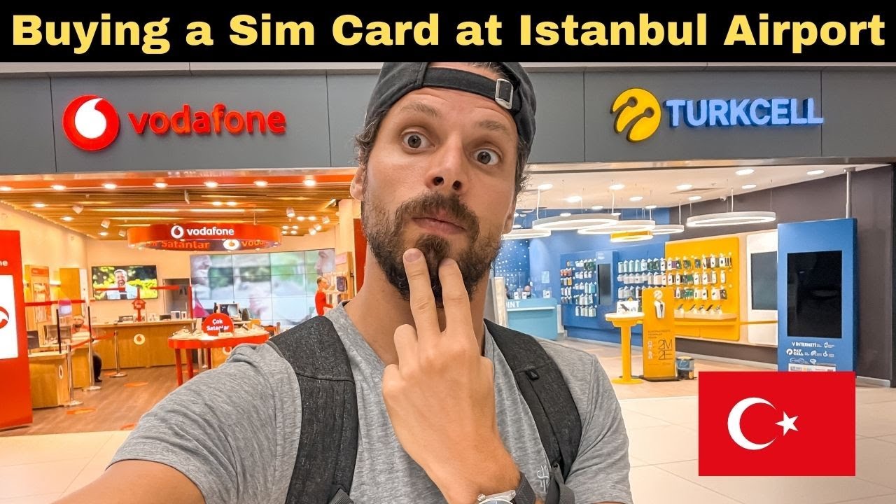 Покупка SIM-карты в аэропорту Стамбула в 2024 году