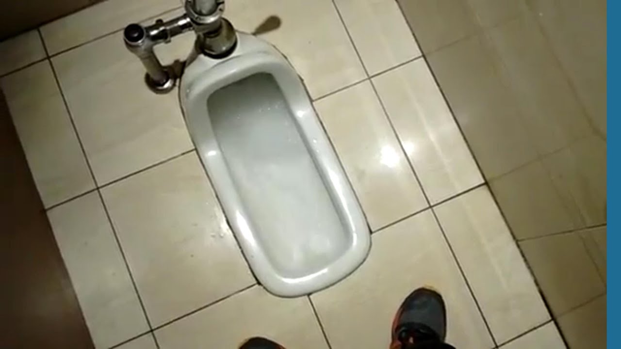 I flushed a squat toilet in Taiwan.