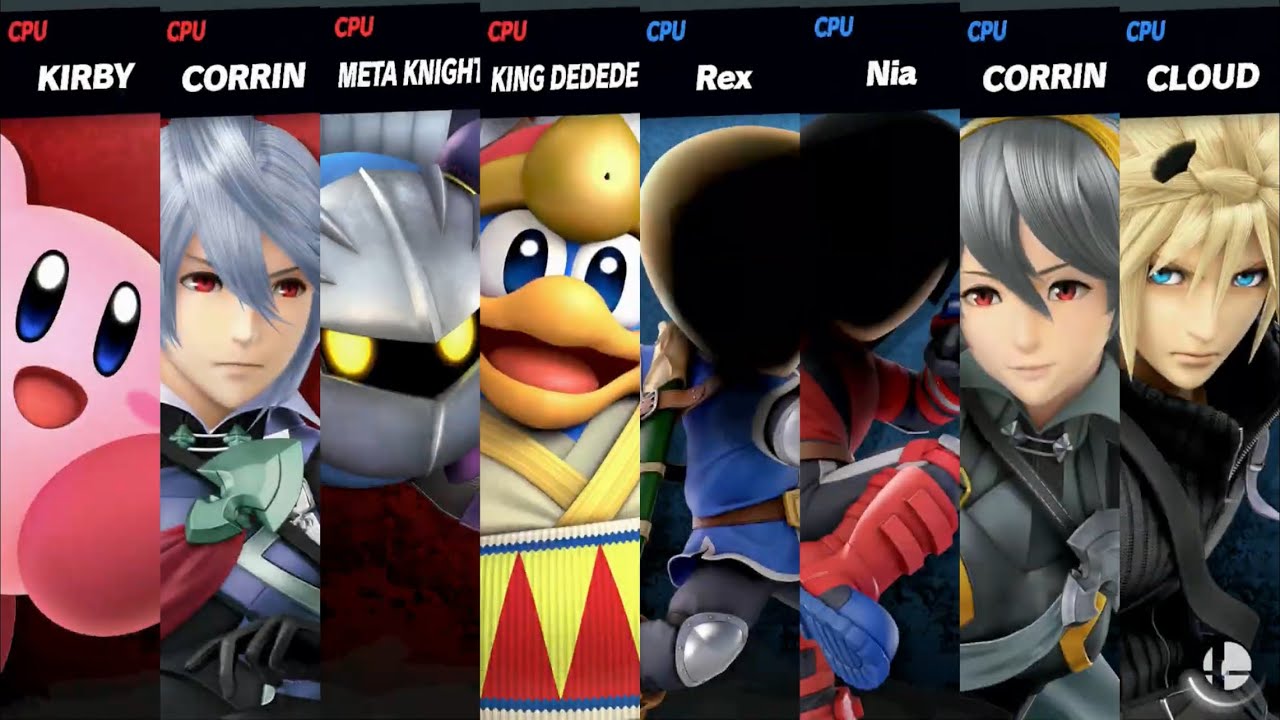 Super Smash Bros. Ultimate - Kirby And The Forgotten Land vs Xenoblade Chronicles 2 (REDO)