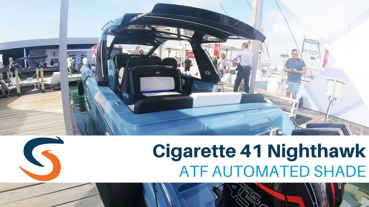 Cigarette Racing Team 41 Nighthawk with SureShade