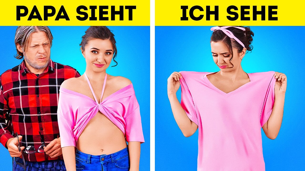 Verwandle deine Kleidung im Handumdrehen 👚 Modische Kleidungstricks f&uuml;r jede Gelegenheit